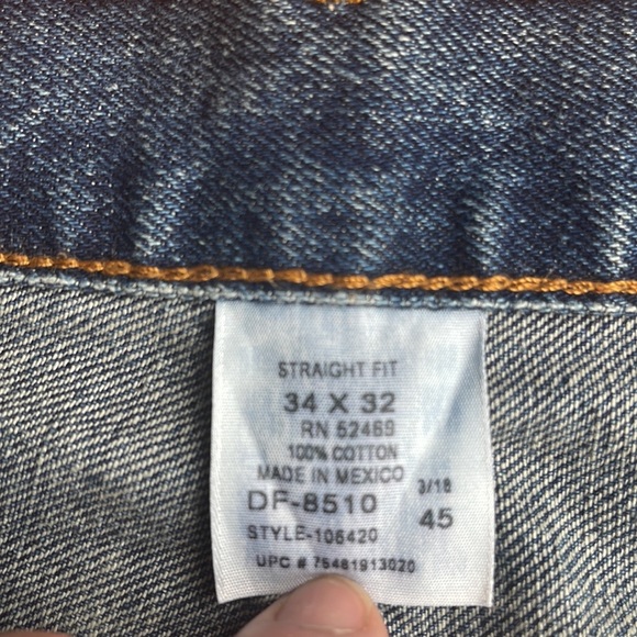 Mens glory denim faded 34x32 - Picture 4 of 4